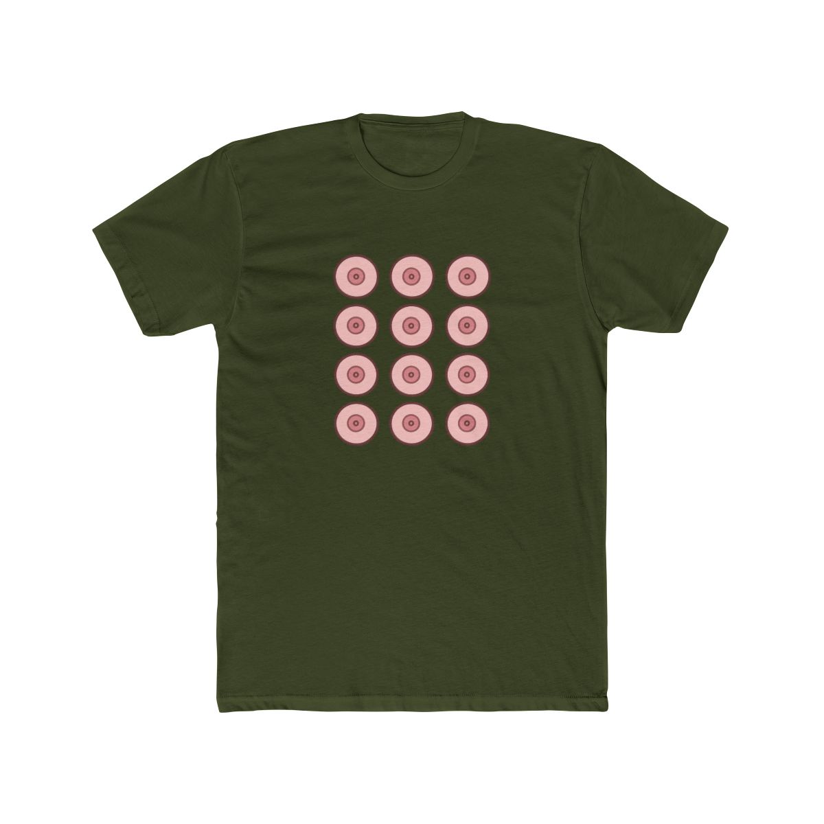Cheeky Full Set of Nipples Humor T Shirt - alternate angle 5, merchandise