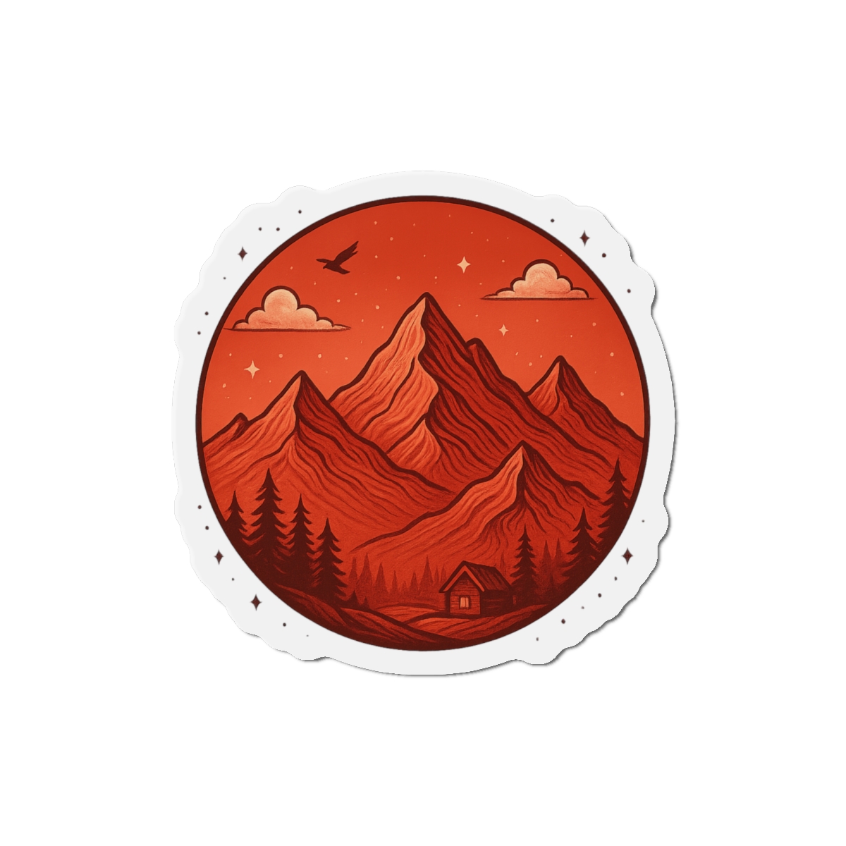 Abstract Virtual Realms Digital Magnet - alternate angle 4, merchandise