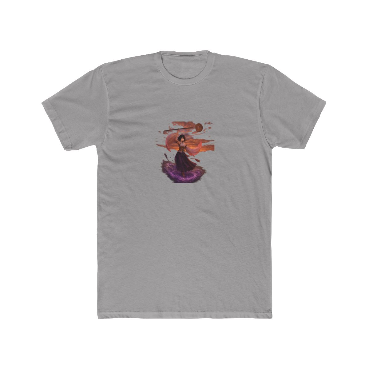 Mystical Sorceress on Cloud Fantasy T Shirt