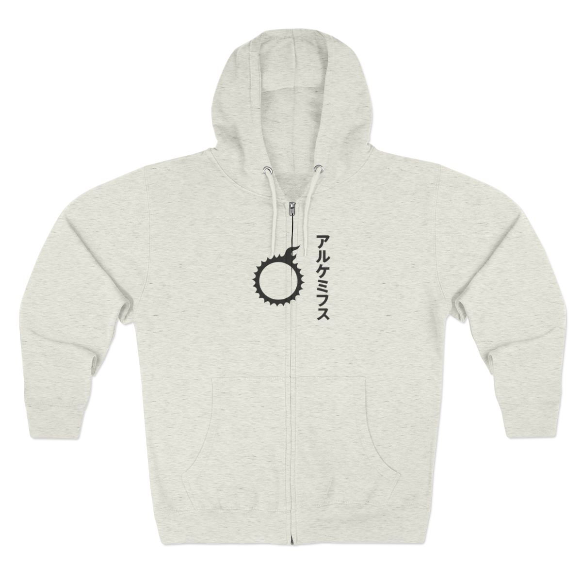 FFXIV Logo Zip Hoodie with JP Sleeve Text - alternate angle 4, merchandise