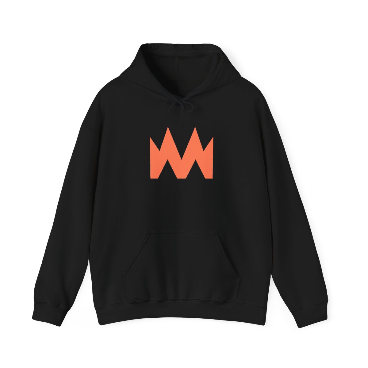 Bold Red Jagged Pattern White Hoodie