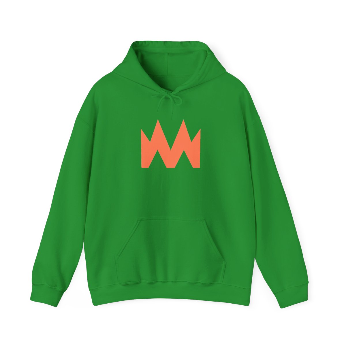 Bold Red Jagged Pattern White Hoodie - alternate angle 5, merchandise