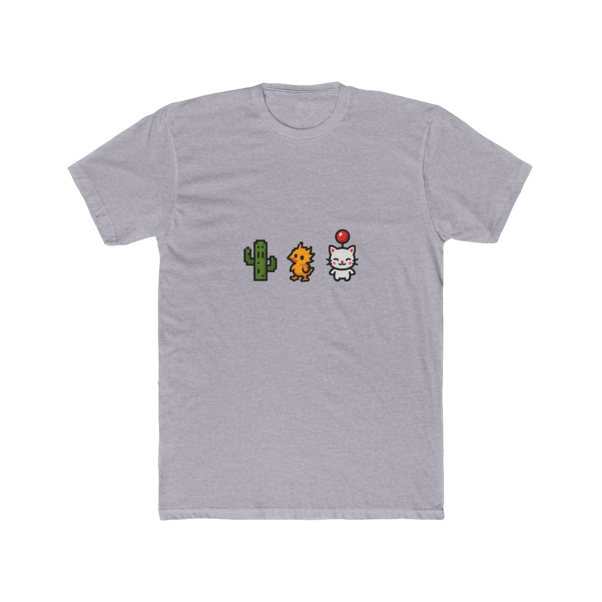Whimsical Cactus Chick & Balloon Cat T Shirt - alternate angle 4, merchandise