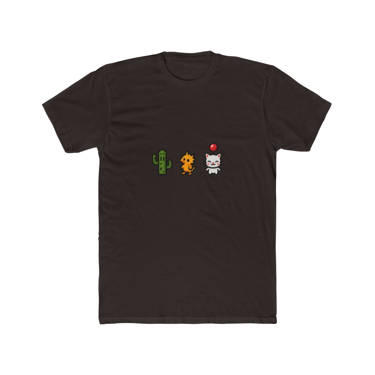 Whimsical Cactus Chick & Balloon Cat T Shirt - alternate angle 2, merchandise