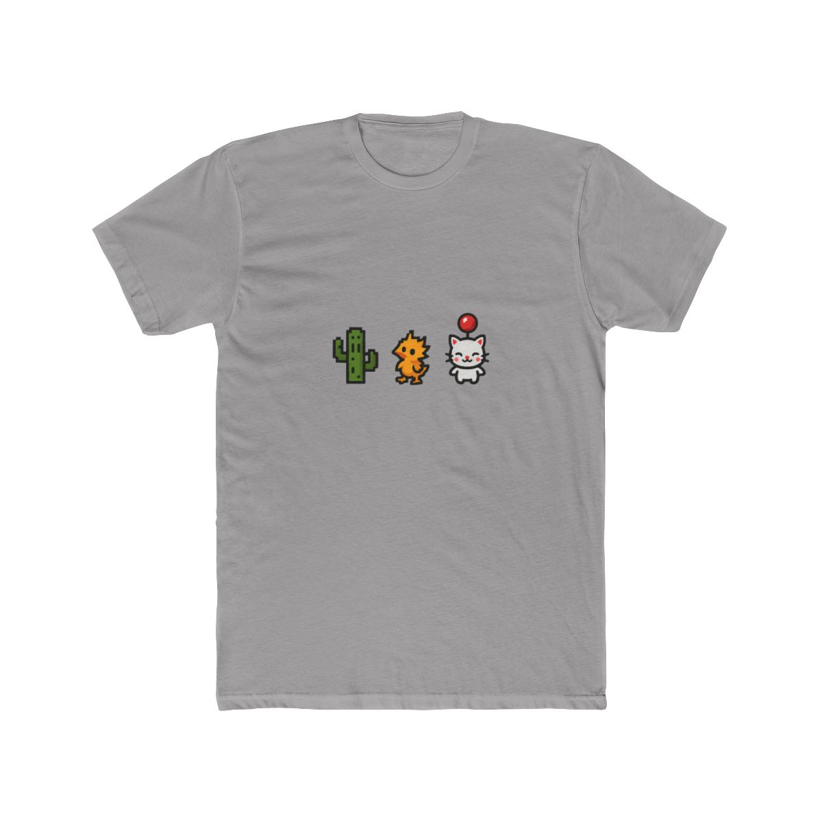 Whimsical Cactus Chick & Balloon Cat T Shirt