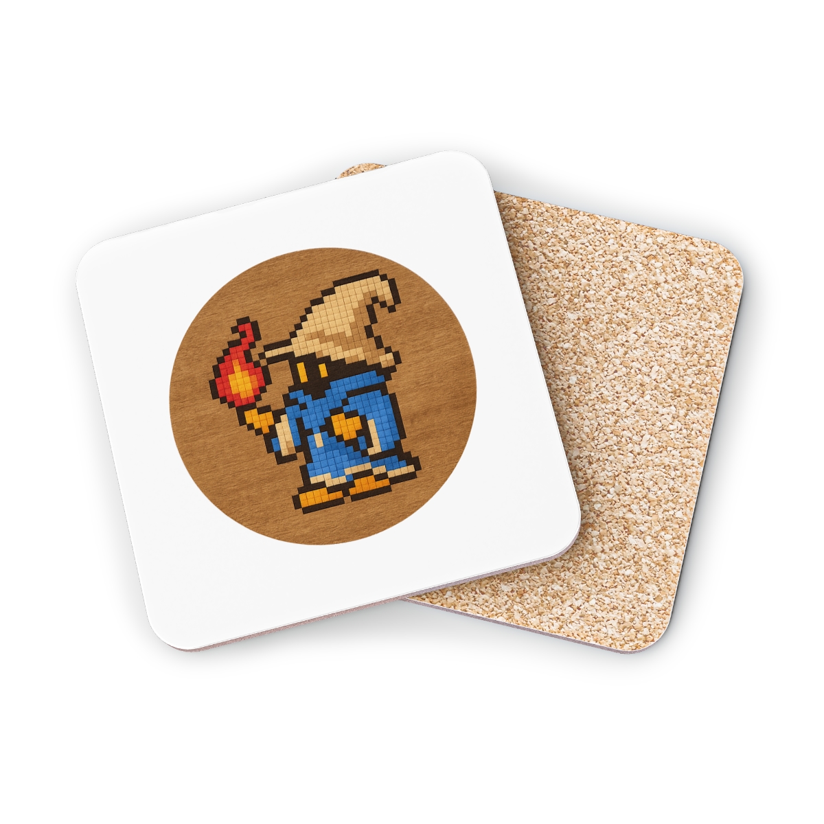 Pixel Art Retro Gaming Coasters Set - alternate angle 3, merchandise