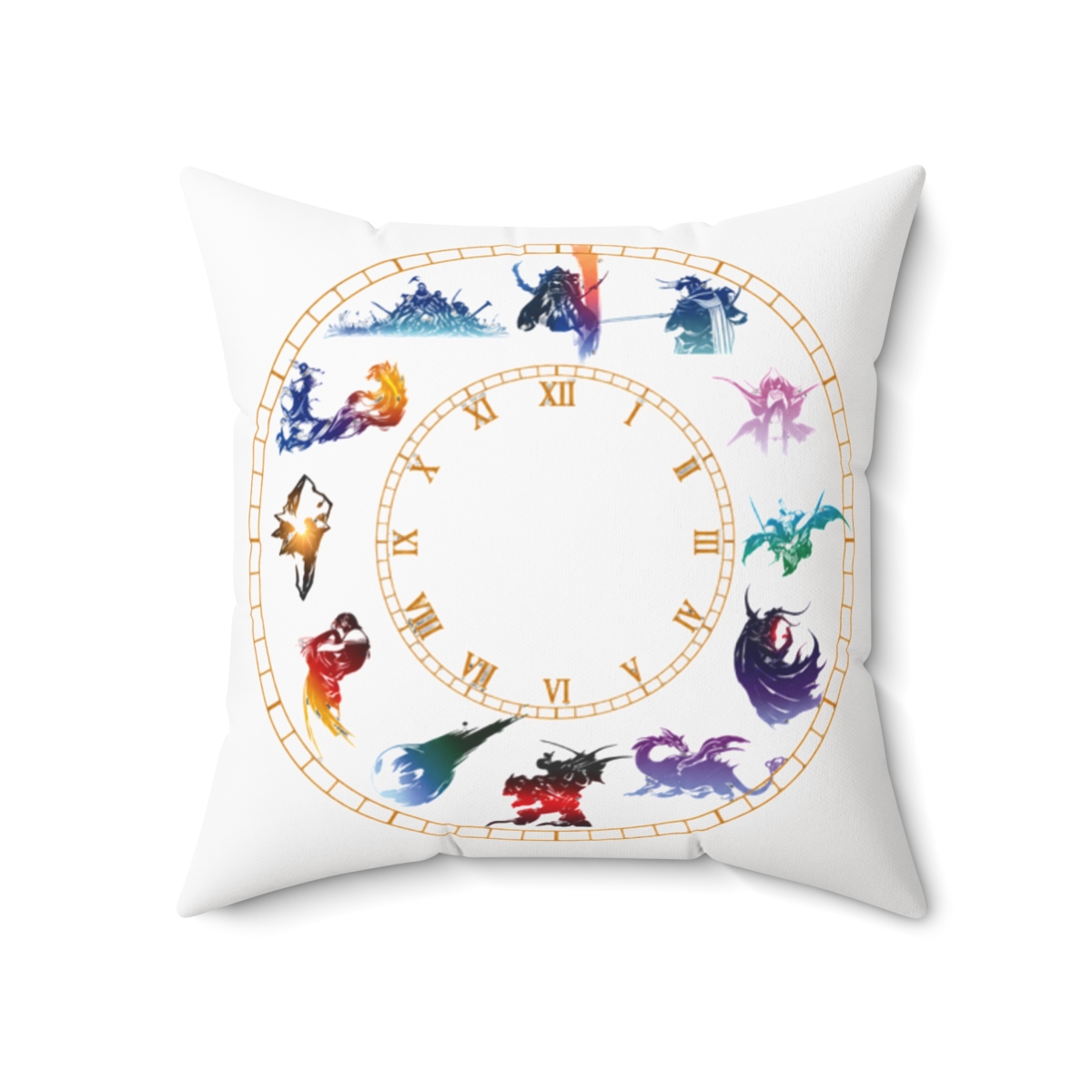 Final Fantasy Logo Wall Clock - Iconic Gamer Nostalgia Decor - alternate angle 5, merchandise