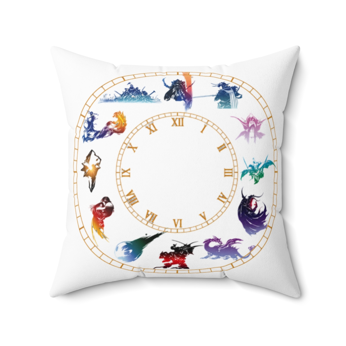 Final Fantasy Logo Wall Clock - Iconic Gamer Nostalgia Decor - alternate angle 4, merchandise