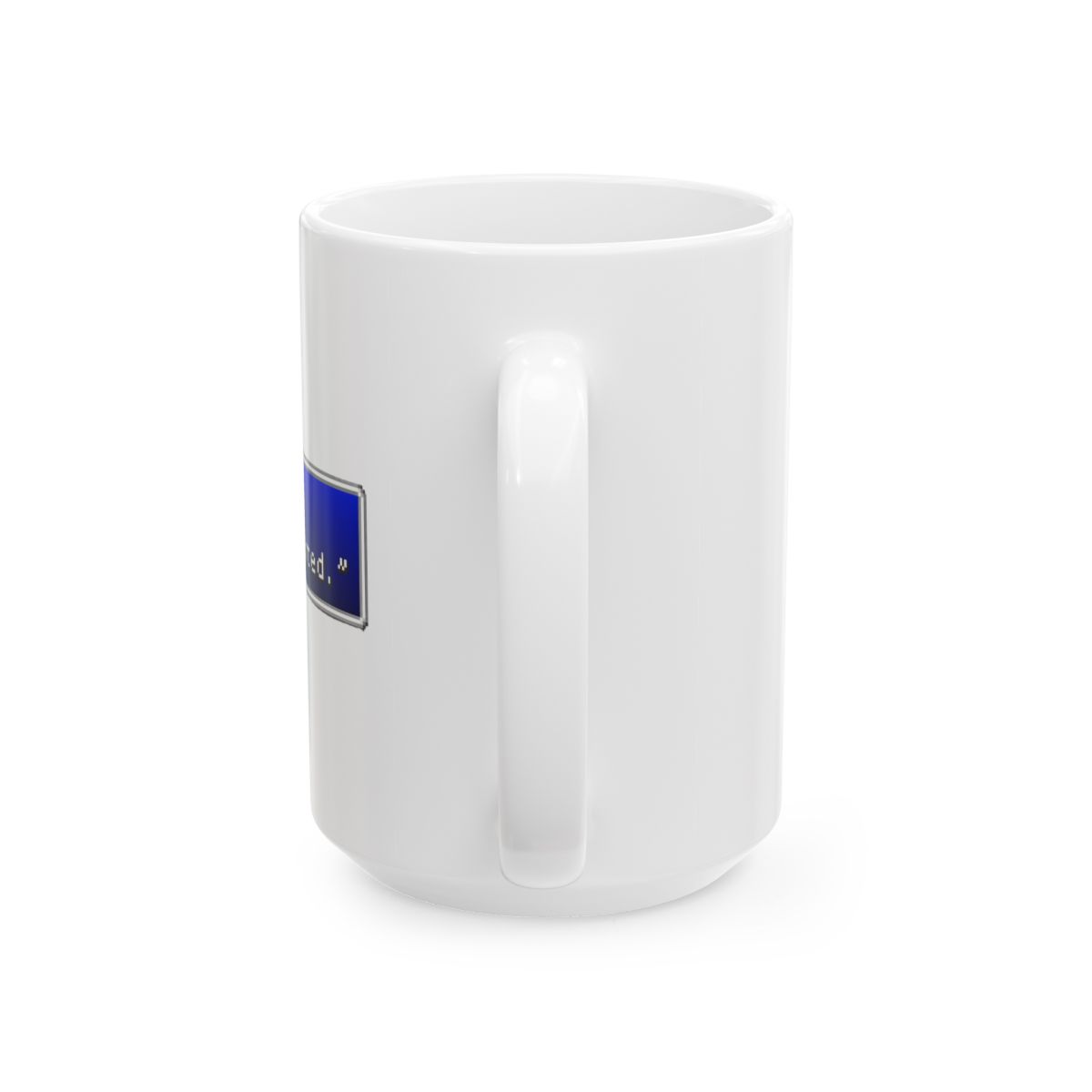 Cloud Strife Not Interested Final Fantasy Mug - alternate angle 5, merchandise