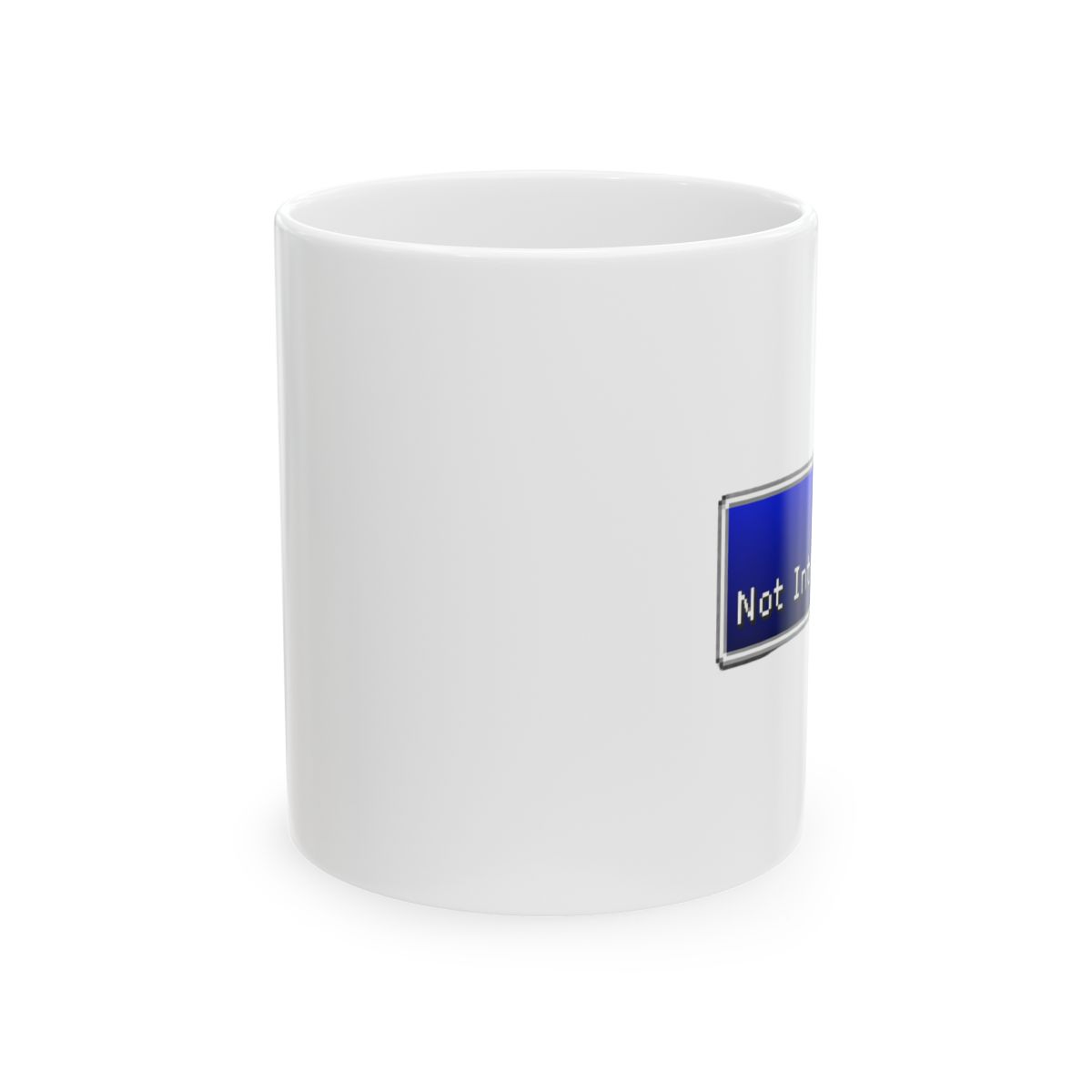 Cloud Strife Not Interested Final Fantasy Mug - alternate angle 1, merchandise
