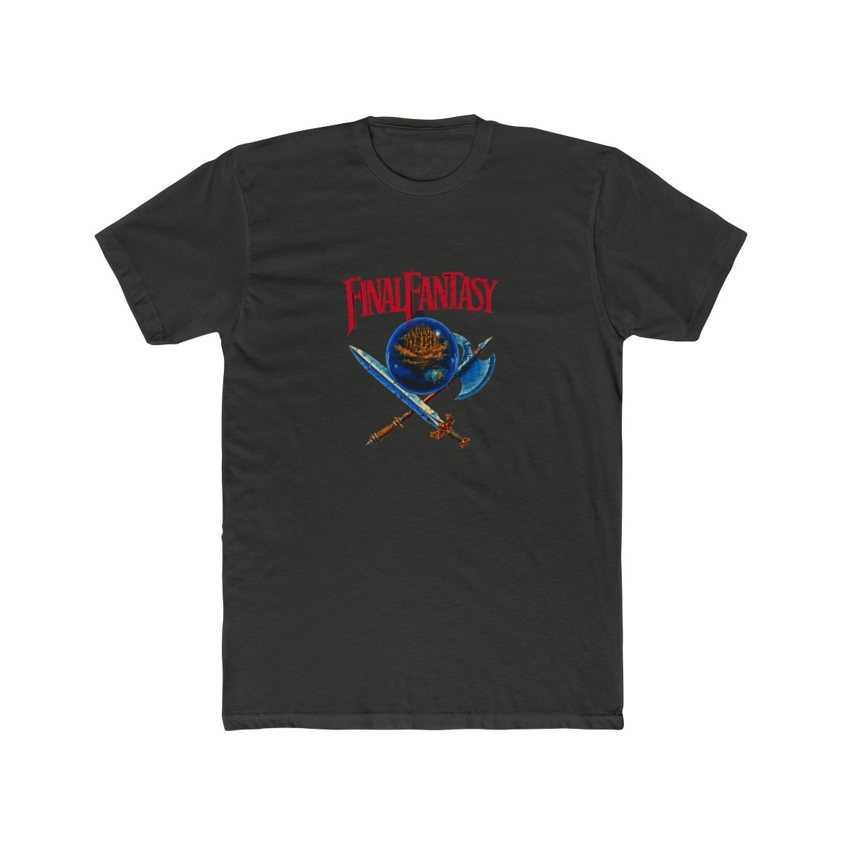 Retro Final Fantasy Classic Logo T Shirt - OG Gamer Gift - alternate angle 5, merchandise