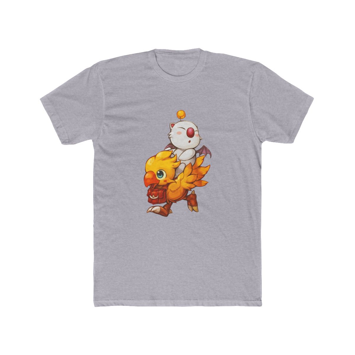 Chocobo & Moogle Final Fantasy T Shirt - Whimsical Gamer Gift