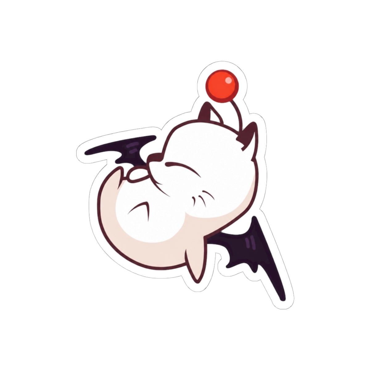 Final Fantasy Moogle Kupo Cute Sticker | Gamer Vinyl Decal