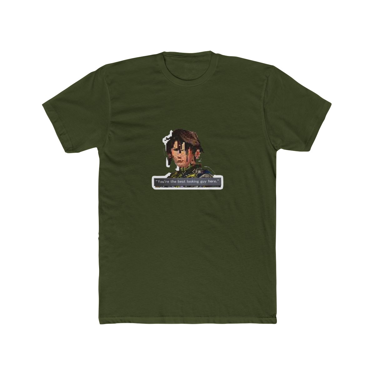 You're The Best Looking Guy Here Cheeky Confidence T Shirt - Party Vibe Gift - alternate angle 4, merchandise
