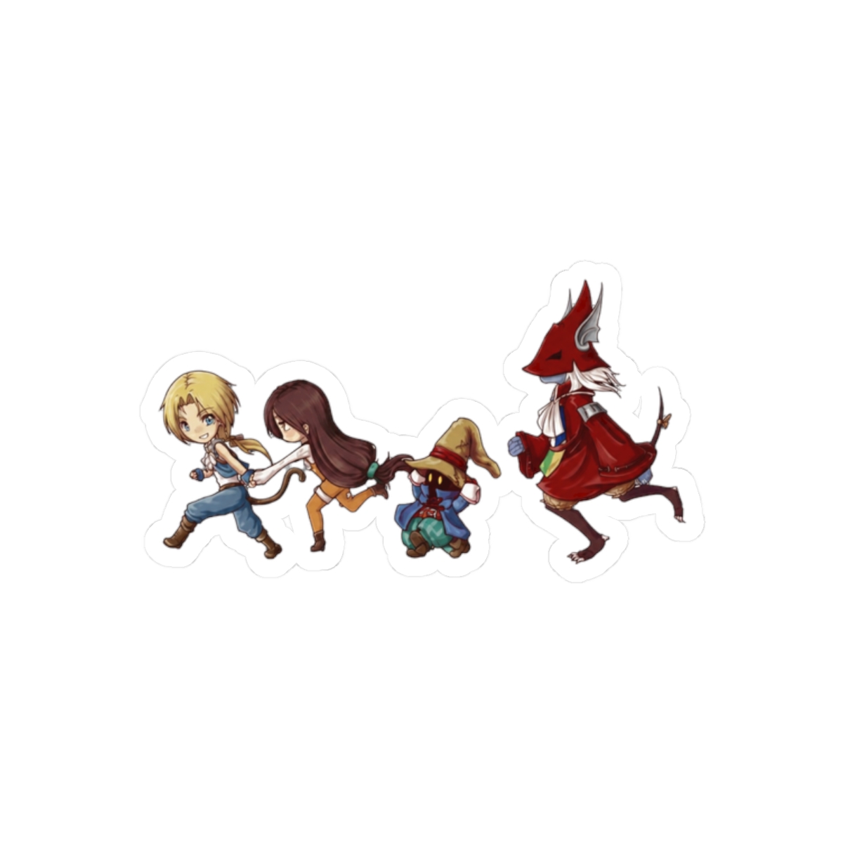 Final Fantasy IX Whimsical RPG Sticker | Nostalgic Gamer Vinyl Decal - alternate angle 3, merchandise