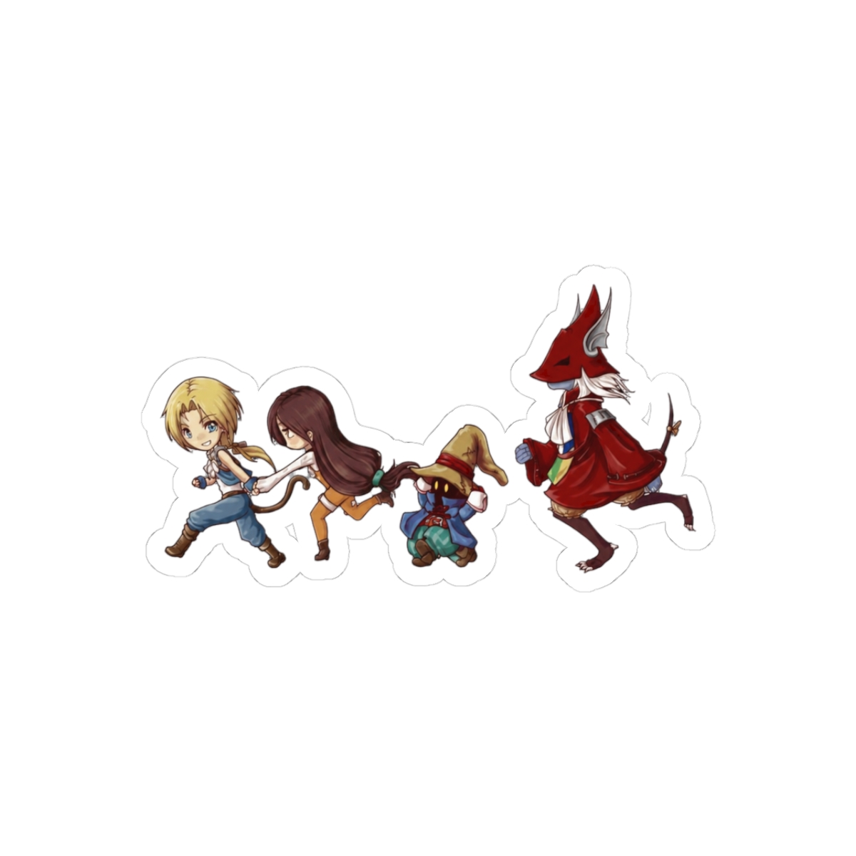 Final Fantasy IX Whimsical RPG Sticker | Nostalgic Gamer Vinyl Decal