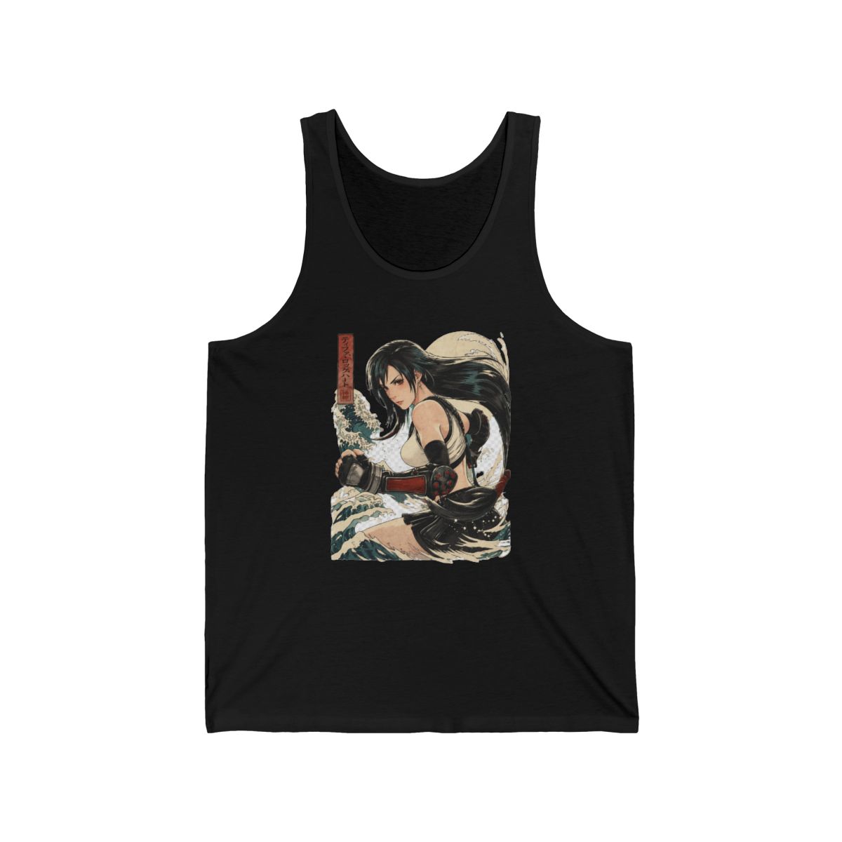 Traditional Tifa Lockhart Final Fantasy Tank Top - FF7 Gamer Gift - alternate angle 2, merchandise