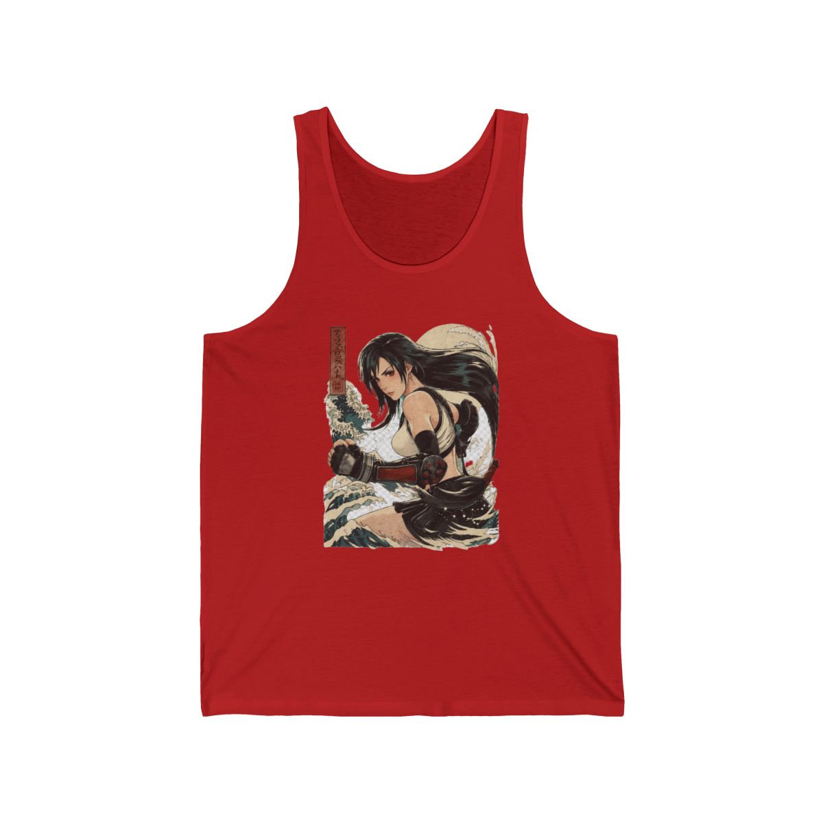 Traditional Tifa Lockhart Final Fantasy Tank Top - FF7 Gamer Gift - alternate angle 3, merchandise