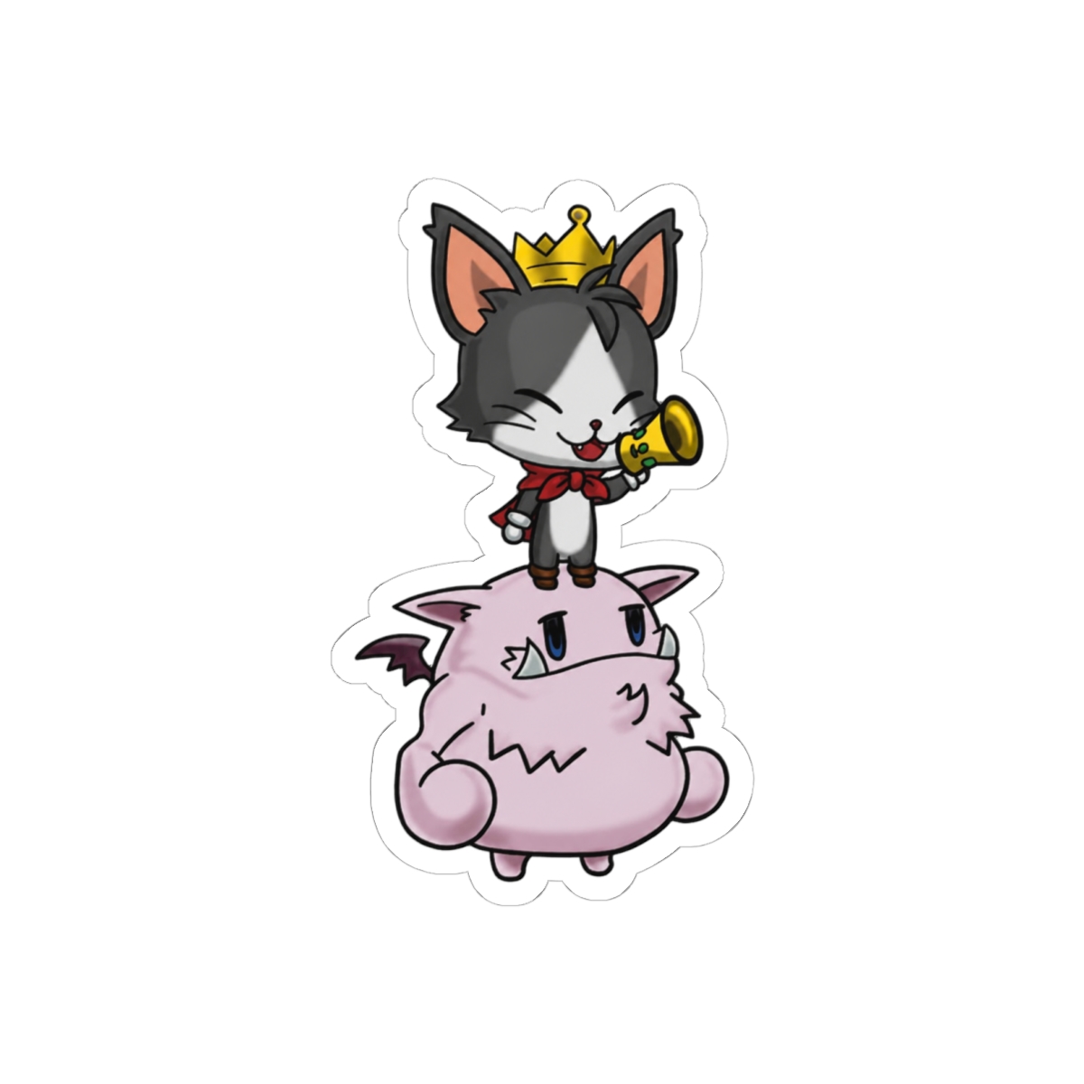 Chibi Cait Sith Final Fantasy 7 Cute Sticker | FF7 Gamer Vinyl Decal