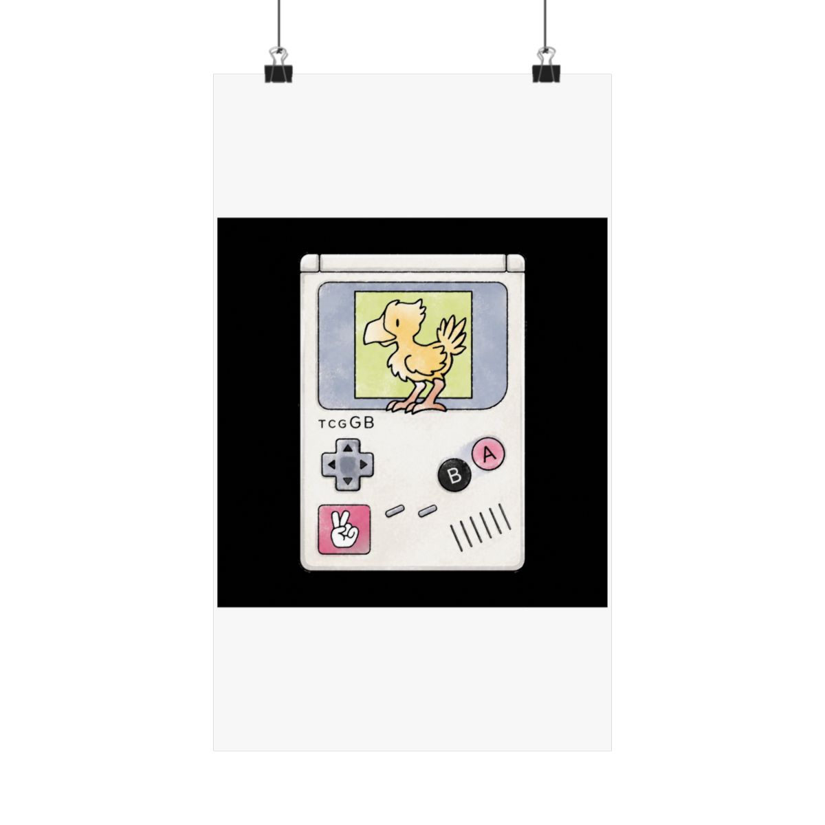 65 TCG-GB 15 - Chocobo (Final Fantasy Adventure) by Drew Wise - alternate angle 5, merchandise