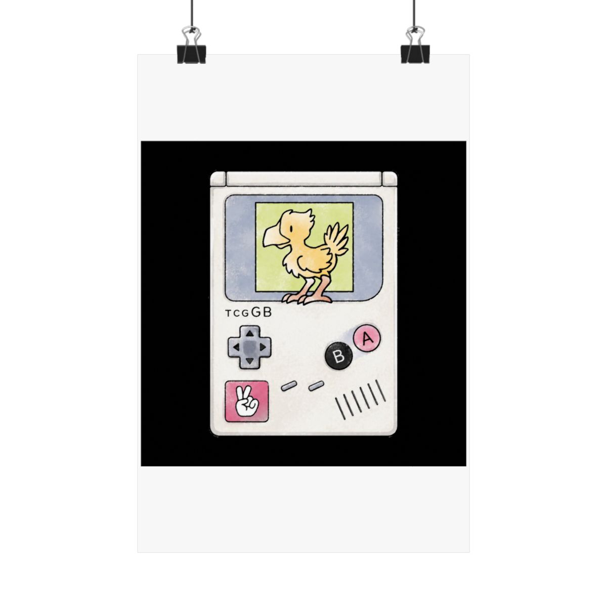 65 TCG-GB 15 - Chocobo (Final Fantasy Adventure) by Drew Wise - alternate angle 1, merchandise