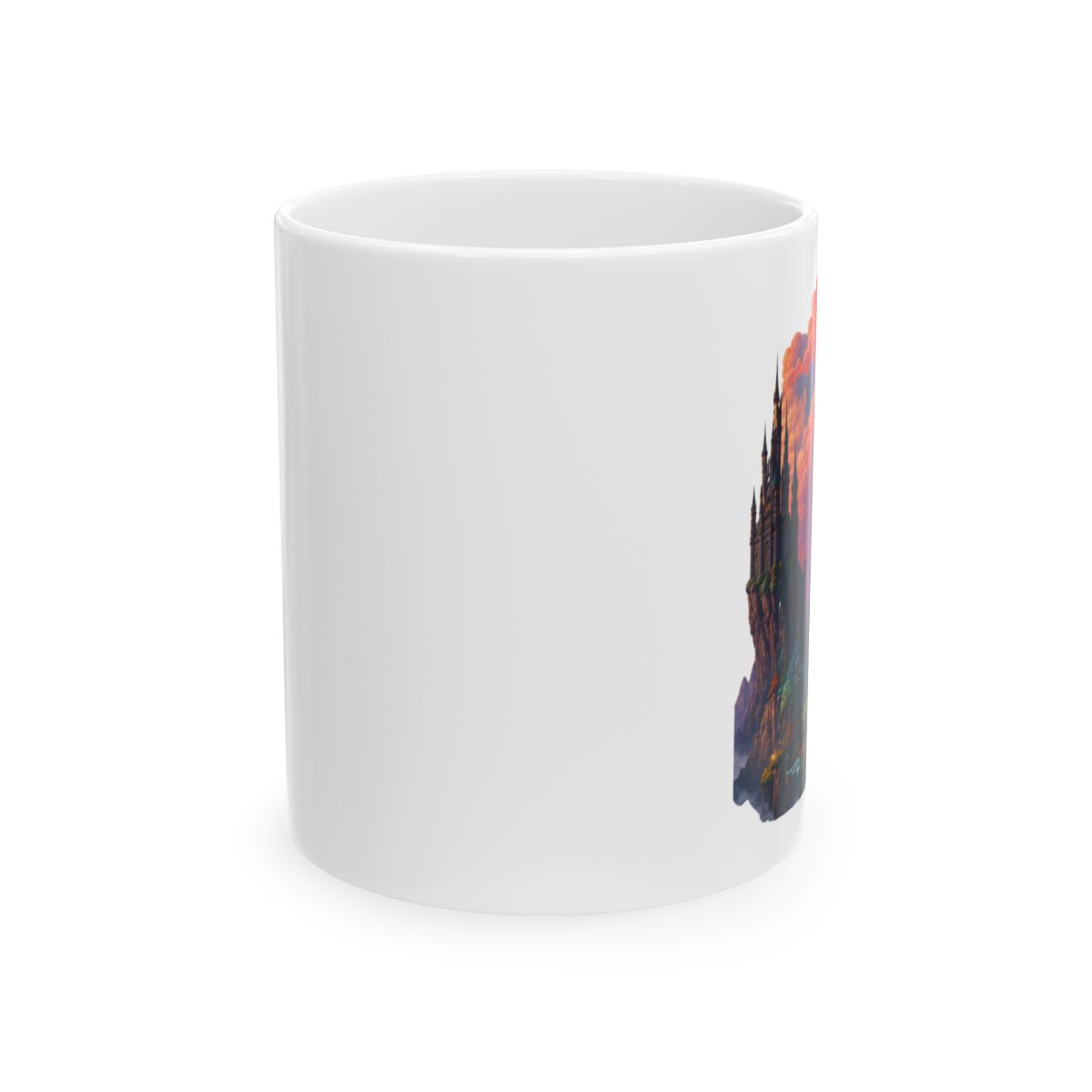 Double Your Dragon Fantasy Final Coffee Mug - alternate angle 1, merchandise