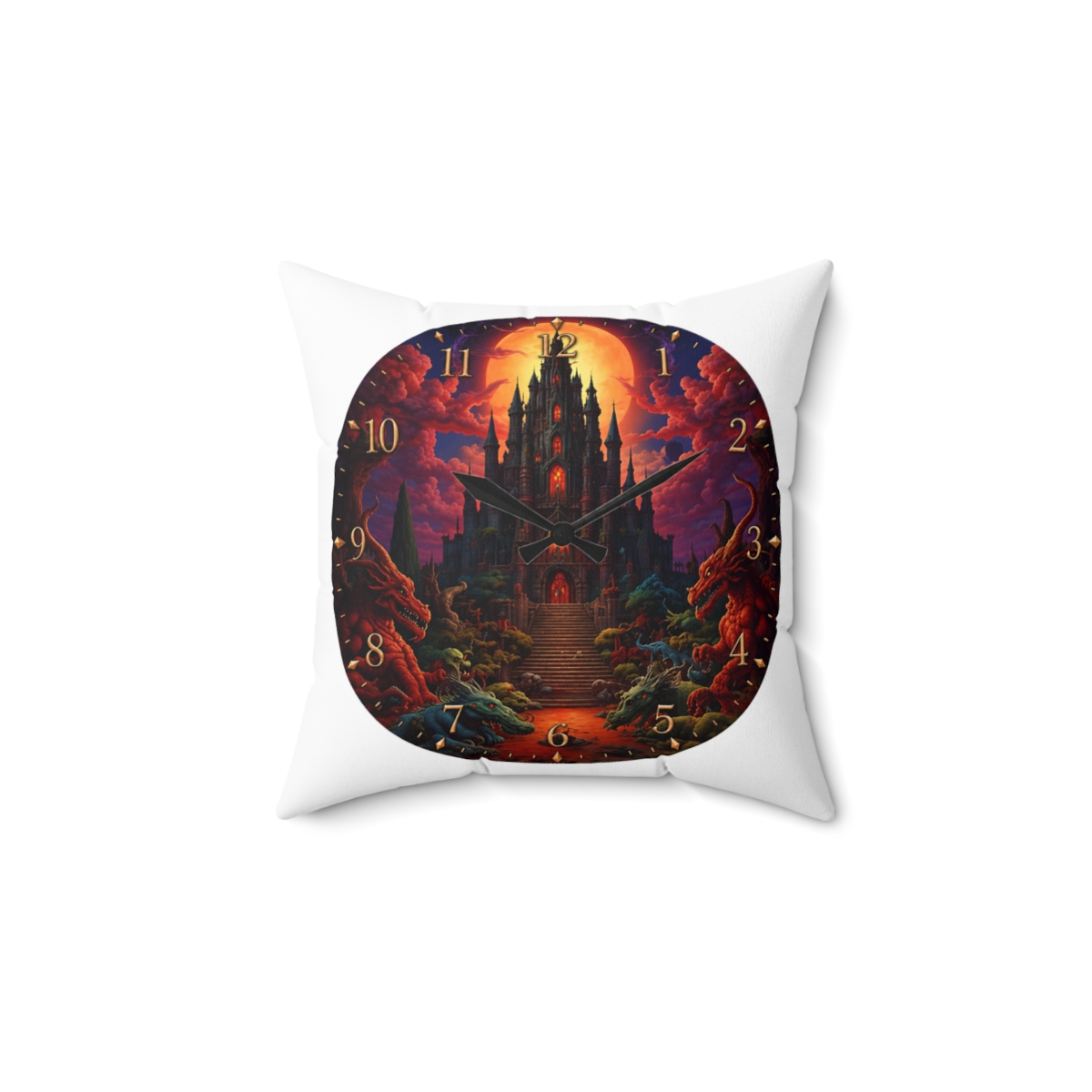 Double Your Dragon Fantasy Final Large Clock