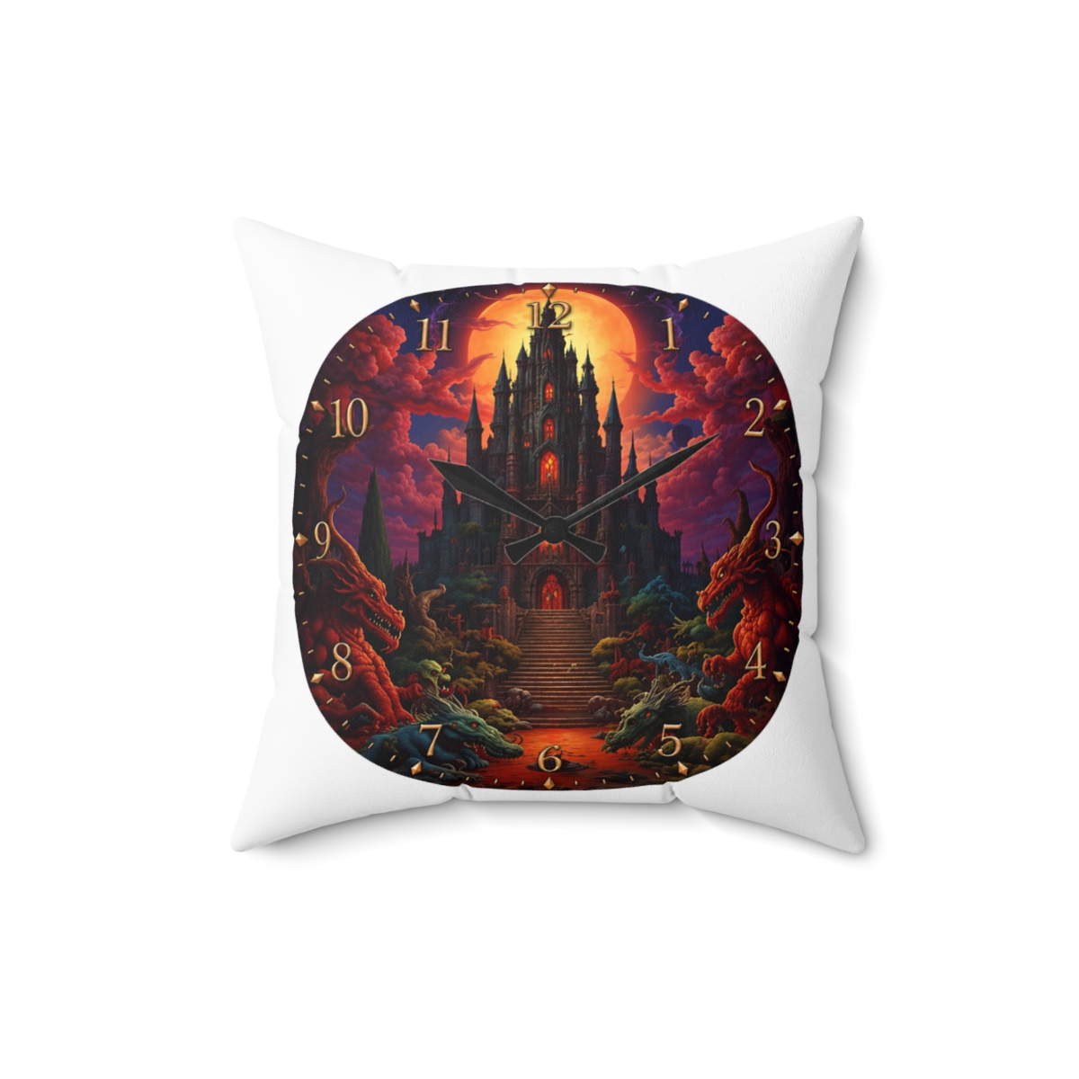 Double Your Dragon Fantasy Final Large Clock - alternate angle 2, merchandise