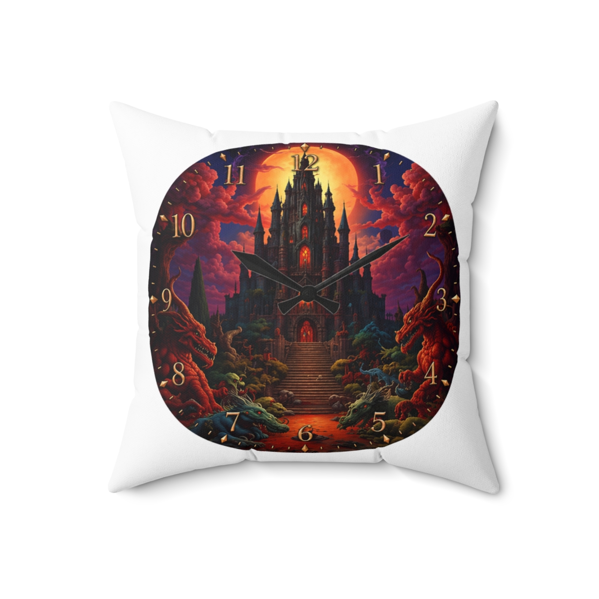Double Your Dragon Fantasy Final Large Clock - alternate angle 3, merchandise