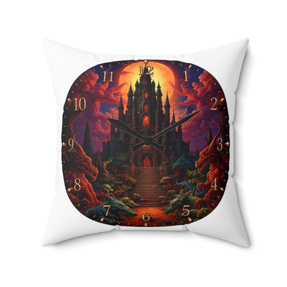 Double Your Dragon Fantasy Final Large Clock - alternate angle 4, merchandise