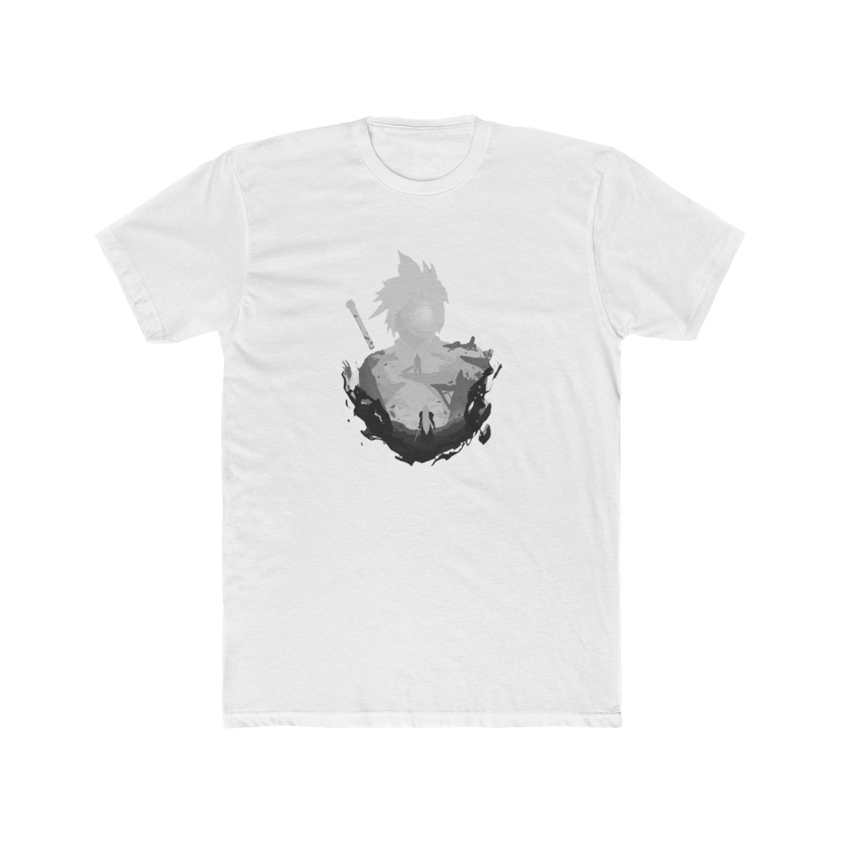 Another Reunion Grey V.:Final fantasy 7 remake T Shirt - alternate angle 4, merchandise