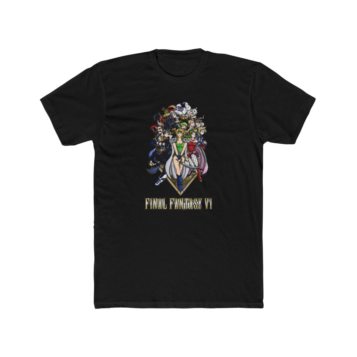 Final Fantasy VI Heroes T Shirt - alternate angle 3, merchandise