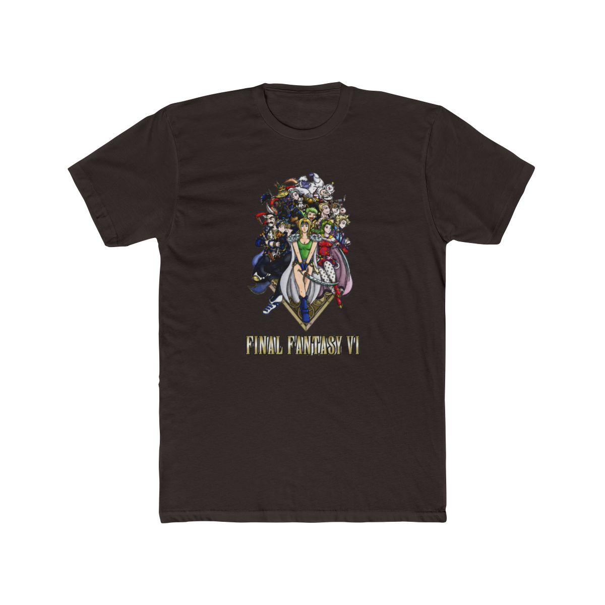Final Fantasy VI Heroes T Shirt - alternate angle 2, merchandise