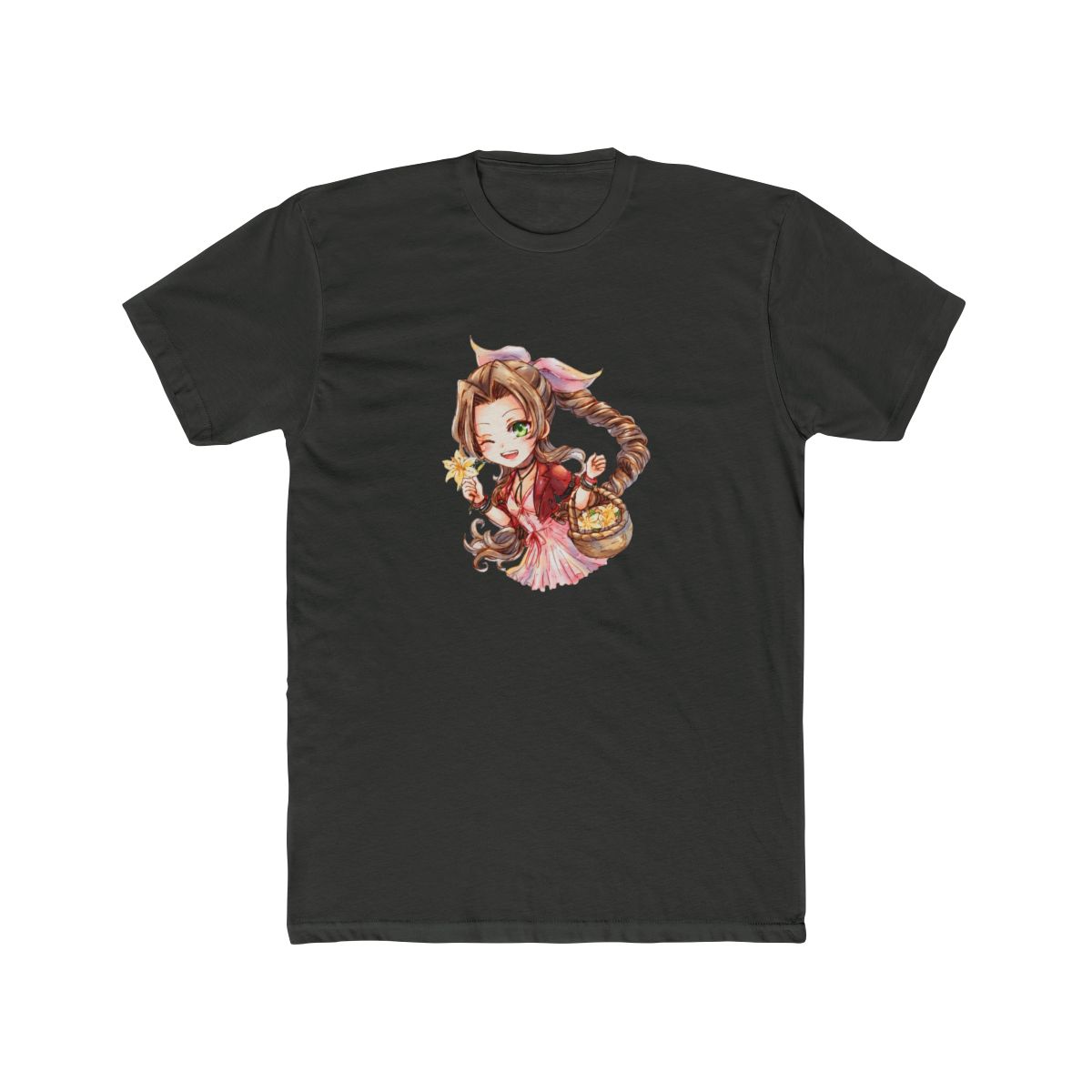 Final Fantasy 7 Remake Aerith Gainsborough T Shirt - alternate angle 5, merchandise