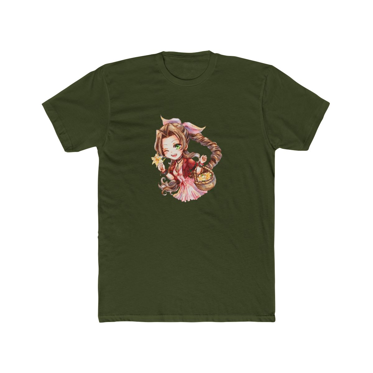 Final Fantasy 7 Remake Aerith Gainsborough T Shirt - alternate angle 4, merchandise