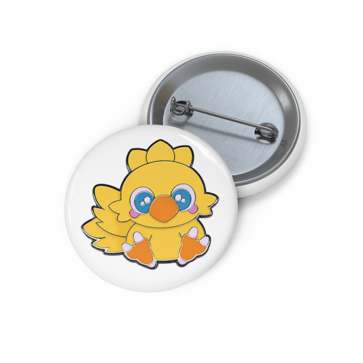 Anime Source Final Fantasy Series Adorable Cute Chocobo Pin Brooch Lapel Metal Bird