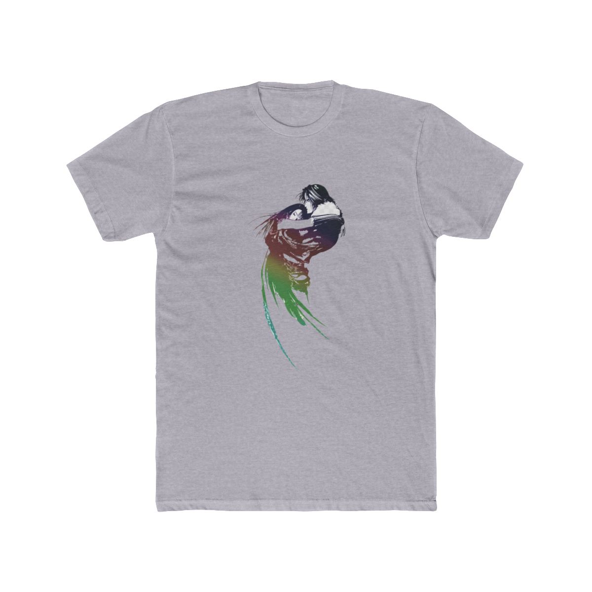Final Fantasy 8 VIII Rainbow Logo T Shirt - alternate angle 4, merchandise
