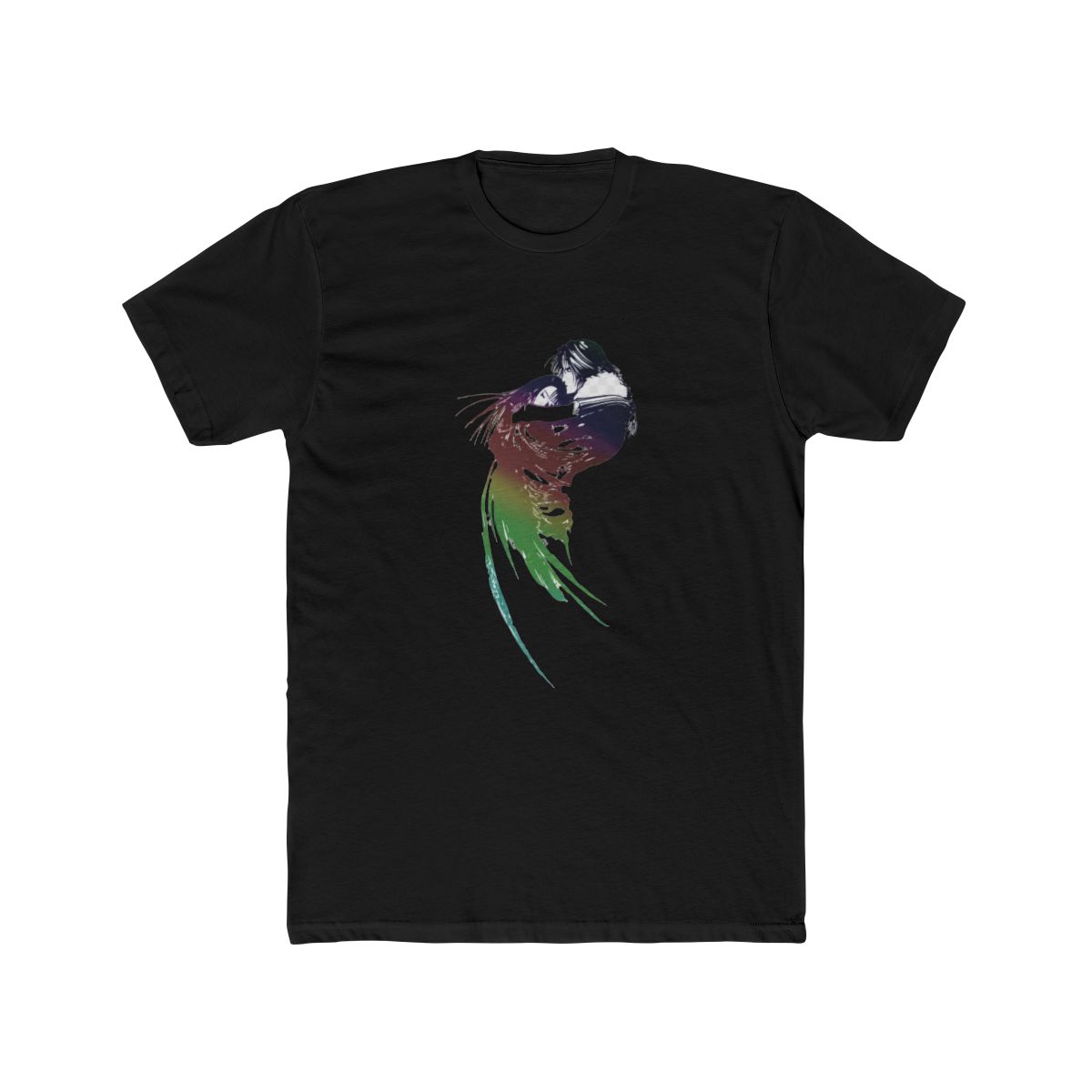Final Fantasy 8 VIII Rainbow Logo T Shirt - alternate angle 3, merchandise