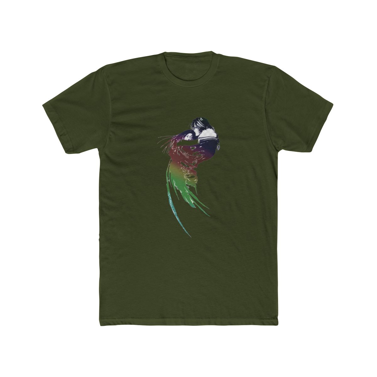Final Fantasy 8 VIII Rainbow Logo T Shirt - alternate angle 5, merchandise