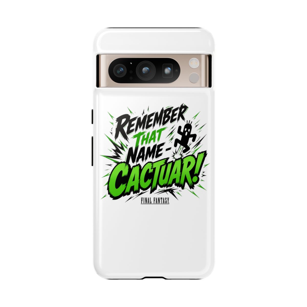 Final Fantasy "Remember That Name - Cactuar!" Phone Case - Official Phone Cases merchandise