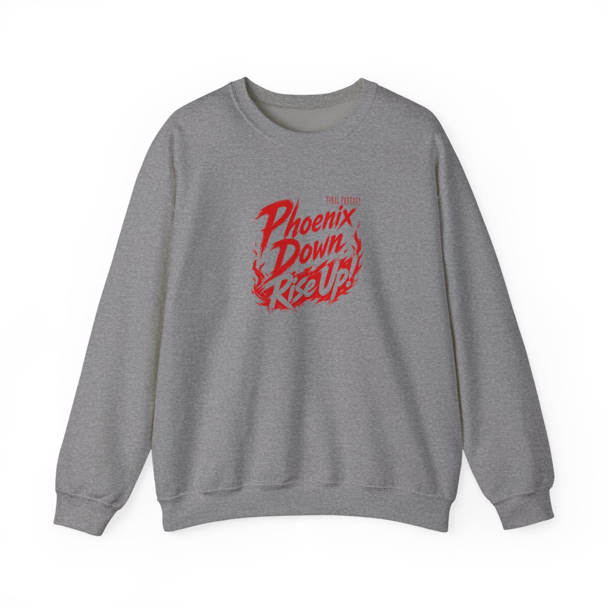 Final Fantasy "Phoenix Down, Rise Up!" Crewneck - alternate angle 3, merchandise