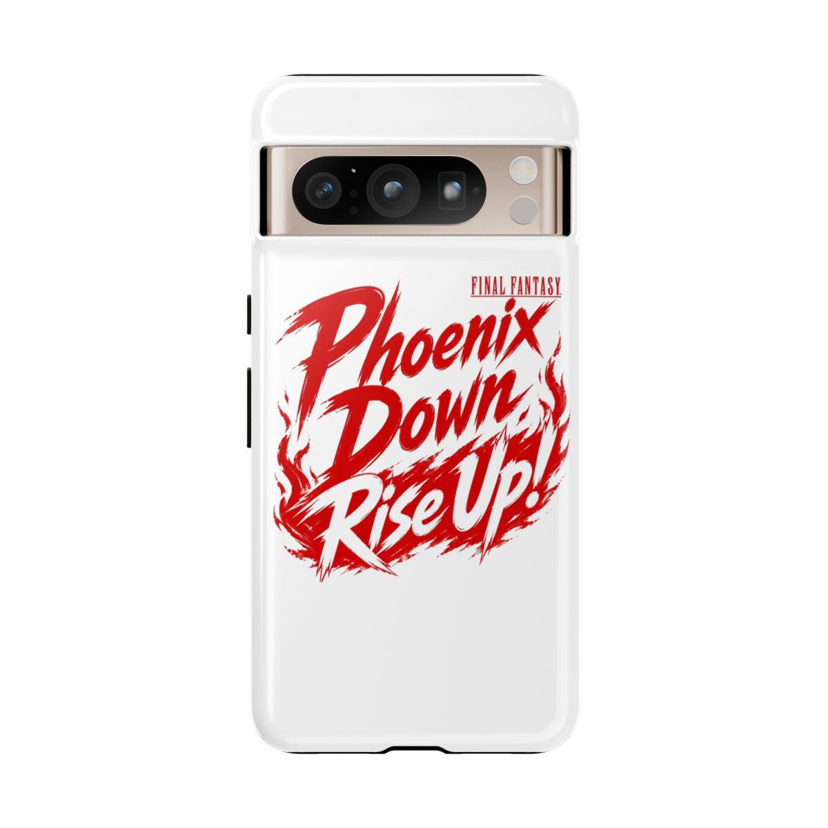 Final Fantasy "Phoenix Down, Rise Up!" Phone Case - alternate angle 5, merchandise