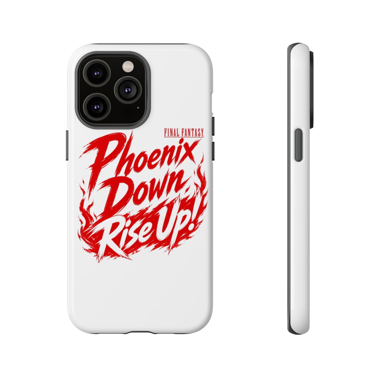 Final Fantasy "Phoenix Down, Rise Up!" Phone Case - alternate angle 5, merchandise