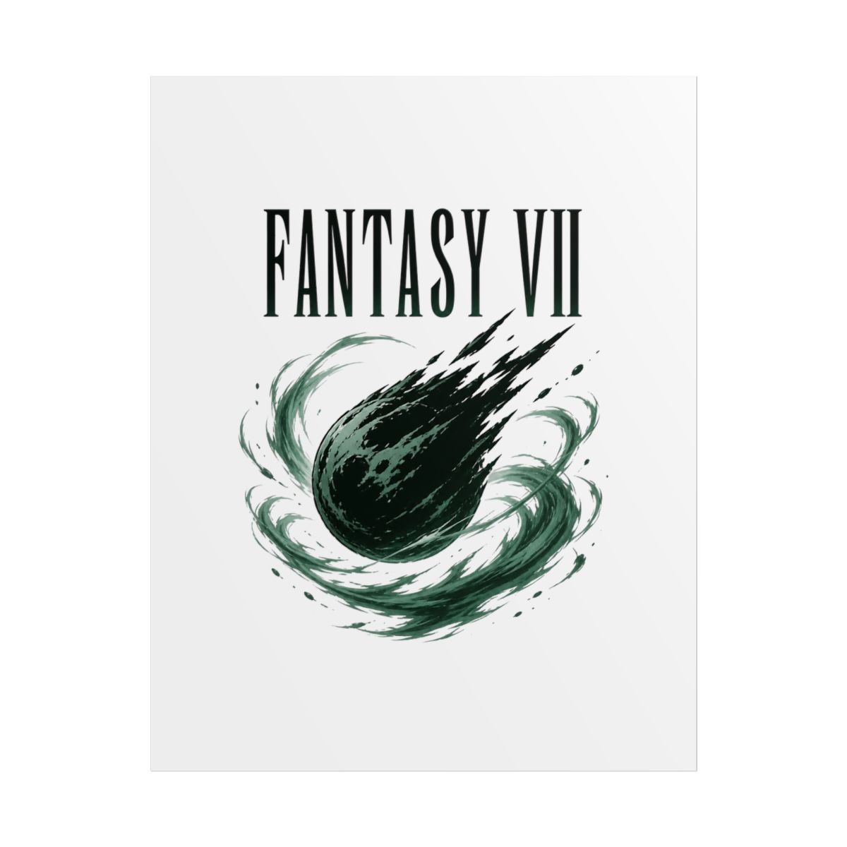 Final Fantasy "Fantasy VII" Poster - alternate angle 1, merchandise