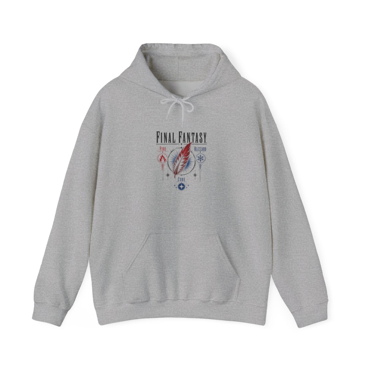 Final Fantasy "Blizzard" Hoodie - alternate angle 2, merchandise