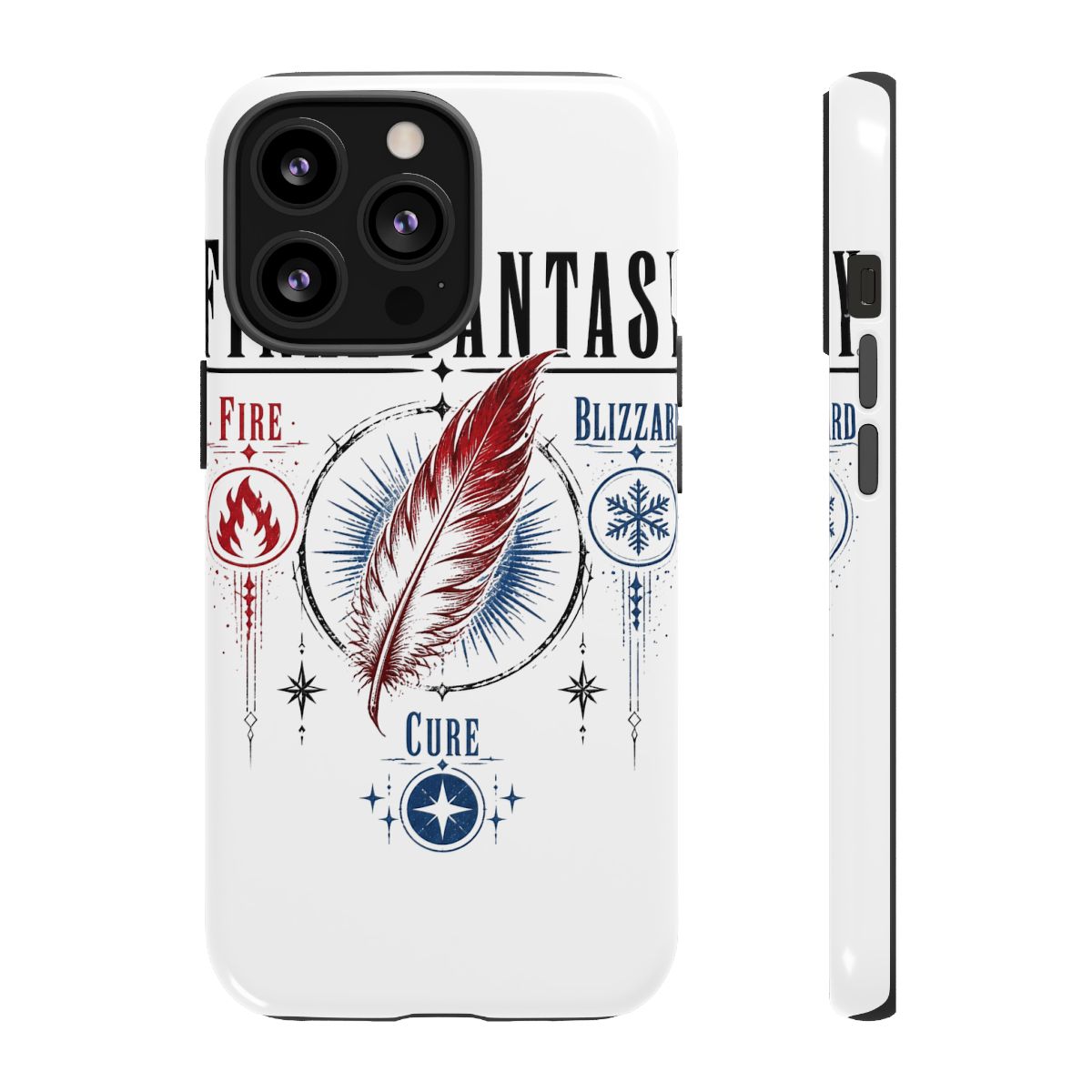 Final Fantasy "Blizzard" Phone Case - alternate angle 1, merchandise