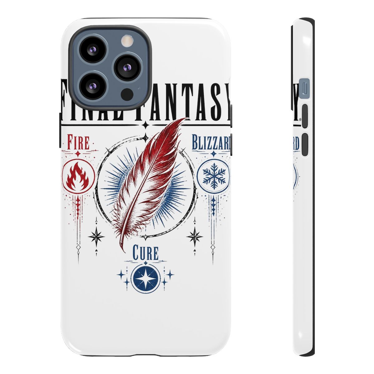 Final Fantasy "Blizzard" Phone Case - alternate angle 2, merchandise
