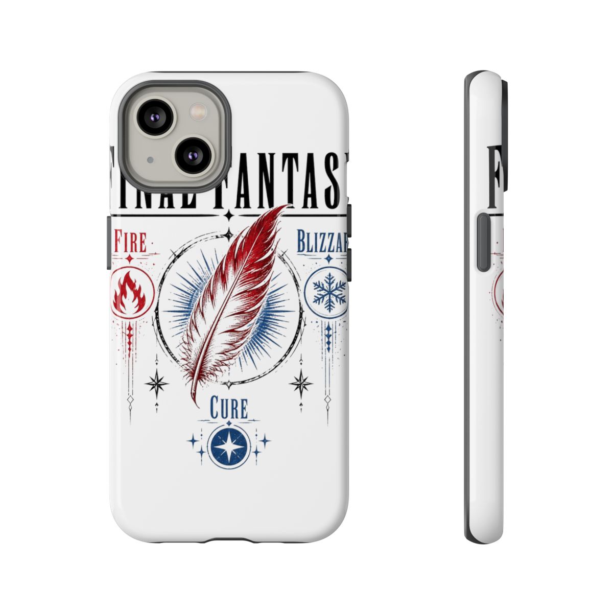 Final Fantasy "Blizzard" Phone Case - alternate angle 3, merchandise
