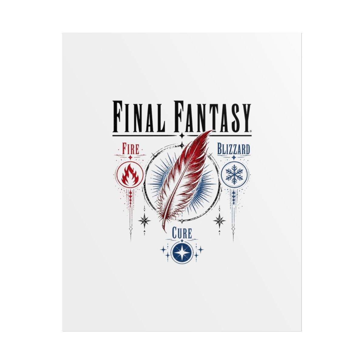 Final Fantasy "Blizzard" Poster - Official Posters & Wall Art merchandise