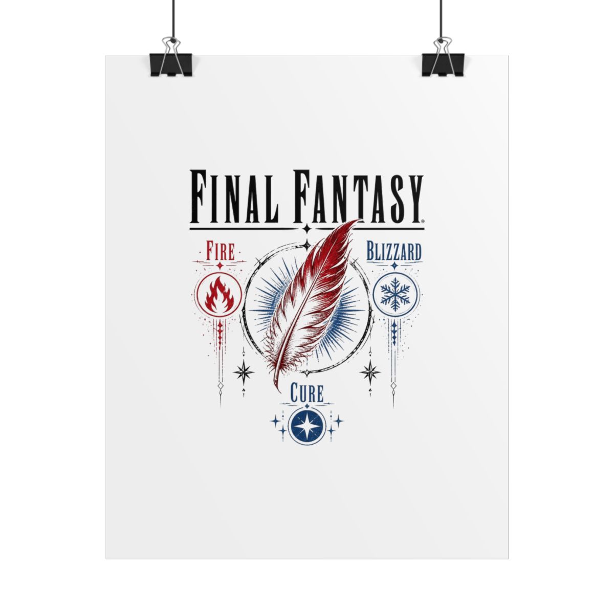 Final Fantasy "Blizzard" Poster